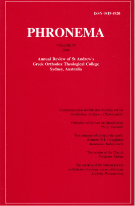 Phronema Volume 19, 2004